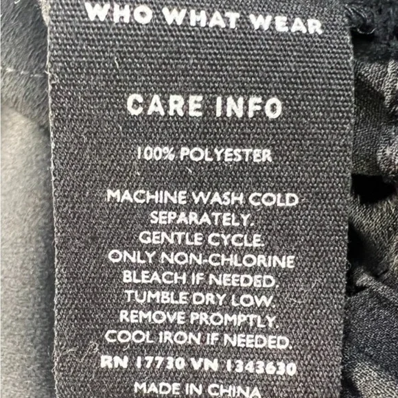 Who What When Wear Crew Neck Long Sleeve Modest Jumpsuit Sz Small - Picture 11 of 12